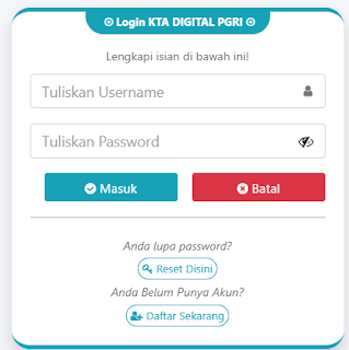 Register PGRI Dairi - Persatuan Guru Republik Indonesia Cabang Dairi